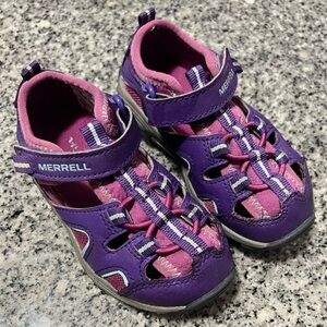 Merrell Hydro H2O Hiker Sandal - purple pink berry toddler 7 girls unisex